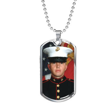 Personalized Customized Necklace Dog tag - Buyer send image - Personalized gifts